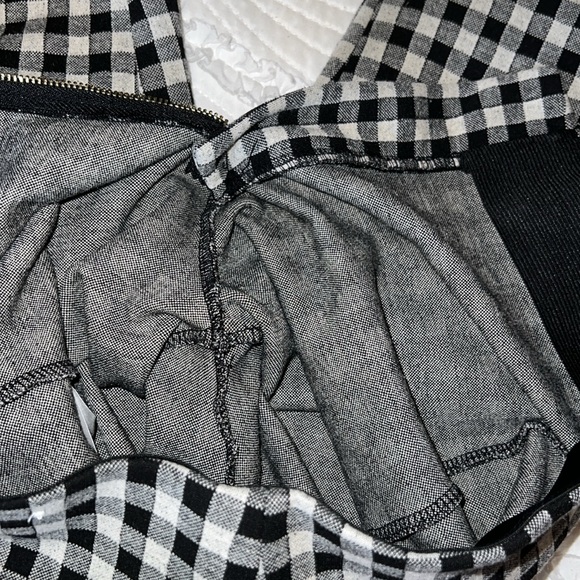Zara Pants Black White Gingham Plaid Check Pattern High Waist Trouser. EUC. - Picture 15 of 17